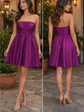 NWT JS Collections Strapless Dress